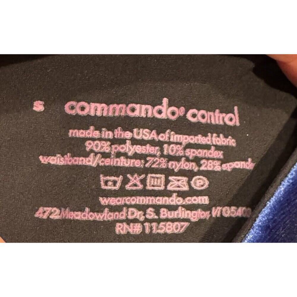 Commando Control Women's Size Small Blue Velvet S… - image 4